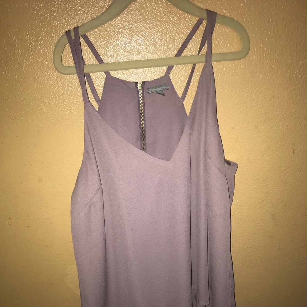 Lavander strappy shirt